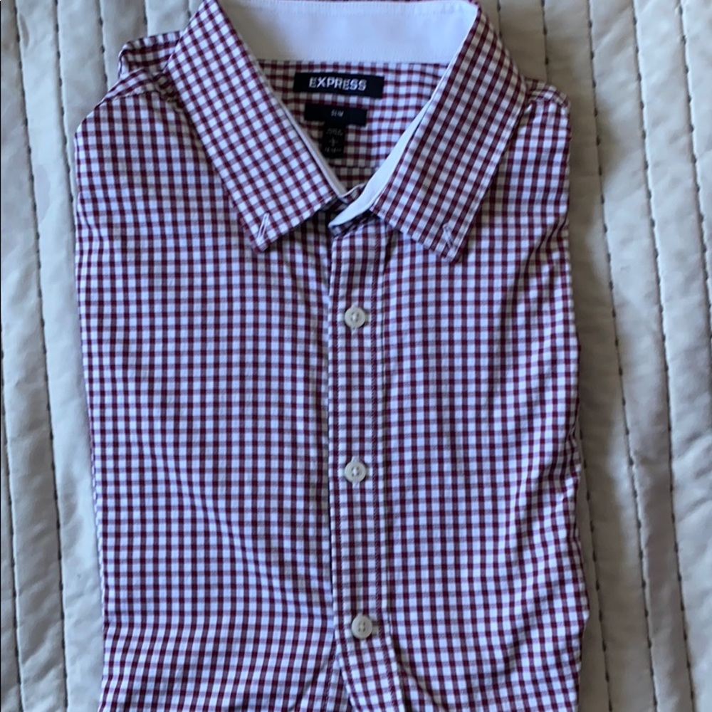 Large express button down